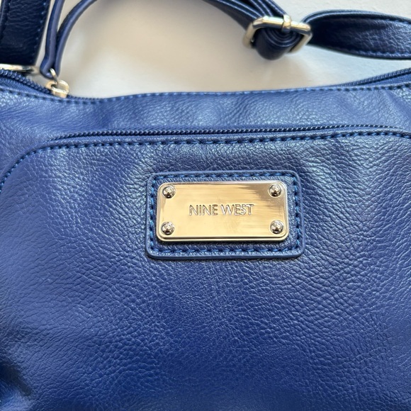 NWT Nine West Blue Everyday Crossbody Shoulder Purse - Picture 2 of 16
